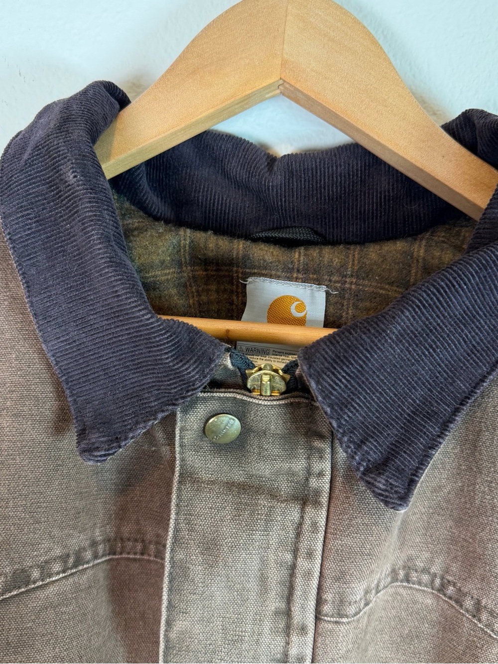 Vintage Carhartt Chore Jacket Men XXL Tall Rancher Coat Blanket Lined C52 CHT - Picture 4 of 10